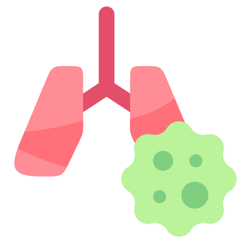 cáncer de pulmón icono gratis