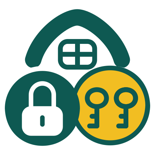 protección del hogar icono gratis