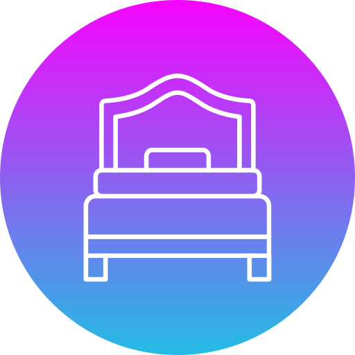 cama individual icono gratis