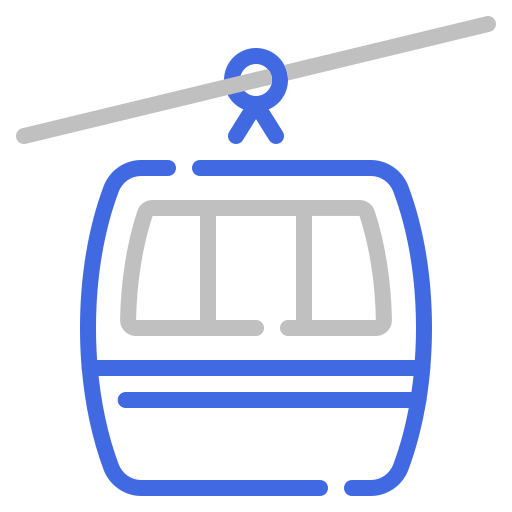 bonde, bondinho grátis ícone