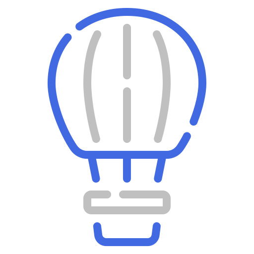 globo aerostático icono gratis