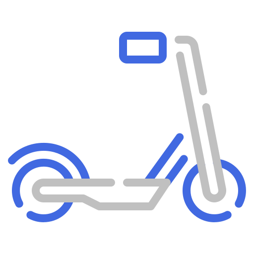 scooter electrico icono gratis