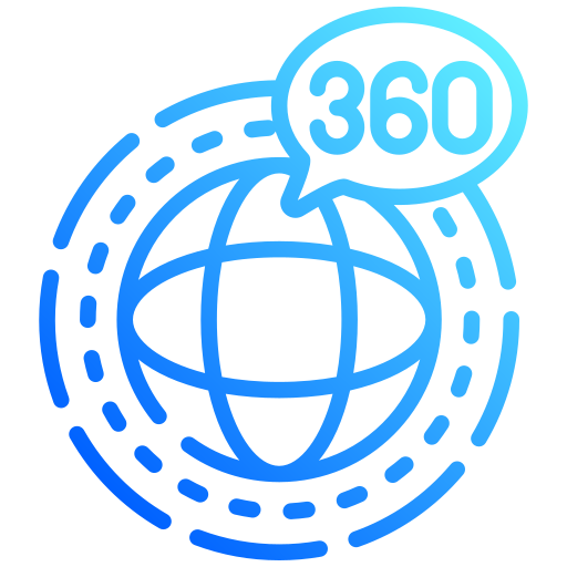 360 degrés Icône gratuit 360 degrés Icône gratuit