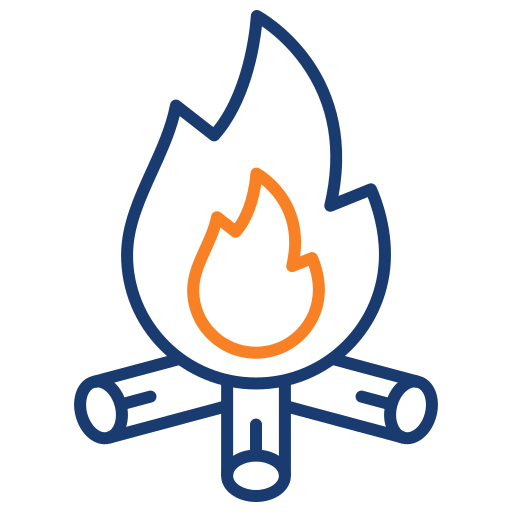hoguera icono gratis