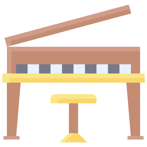 piano de cauda grátis ícone