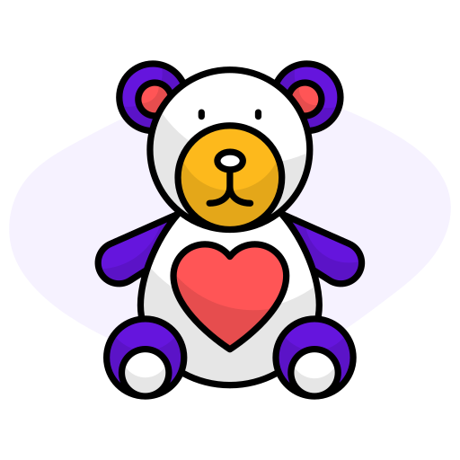 oso de peluche icono gratis