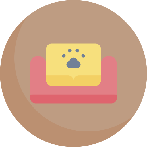 cama para mascotas icono gratis