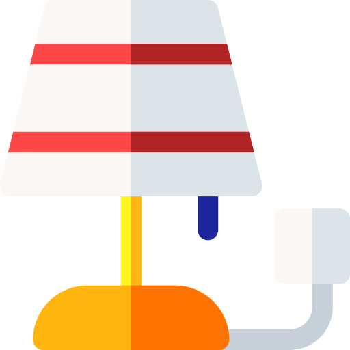 Lamp Basic Rounded Flat icon