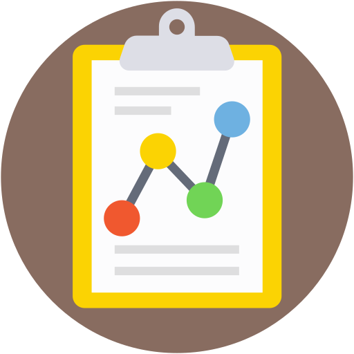 reporte de negocios icono gratis