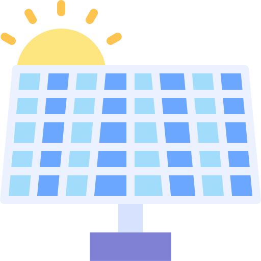 panel solar icono gratis