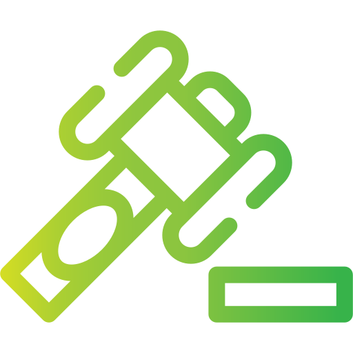 martillo de ley icono gratis