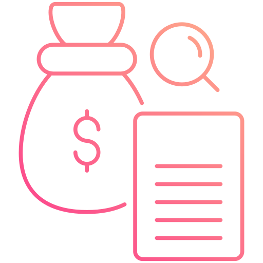 informe financiero icono gratis