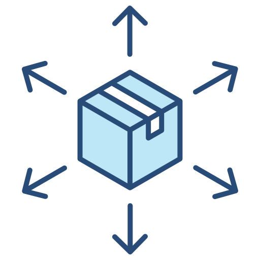 distribution Icône gratuit