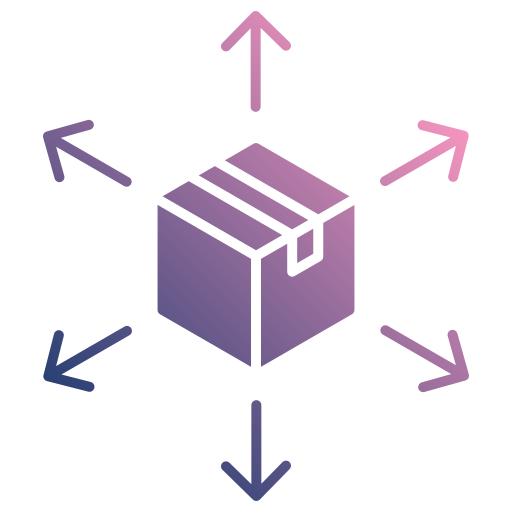 Distribution free icon