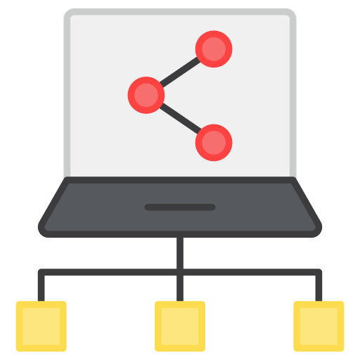 compartir en línea icono gratis