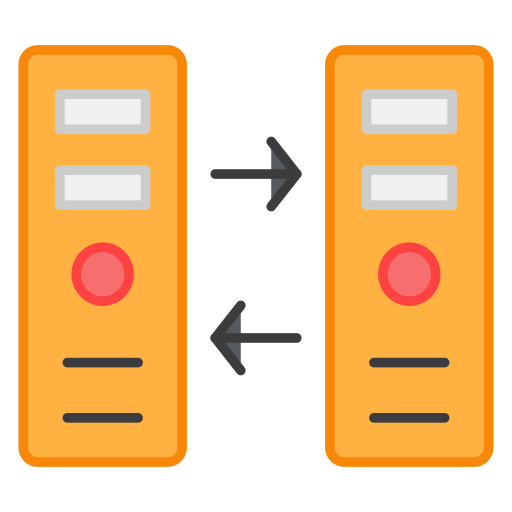 transmisión de datos icono gratis