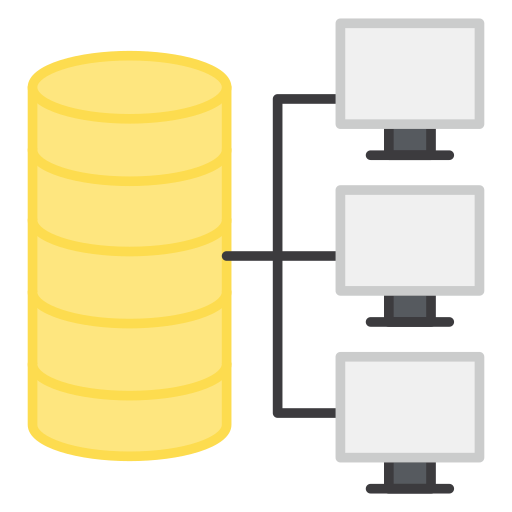 red de base de datos icono gratis