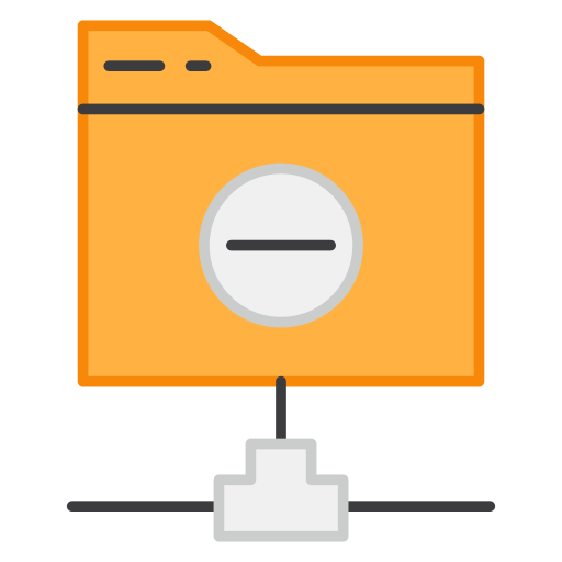 eliminar carpeta icono gratis