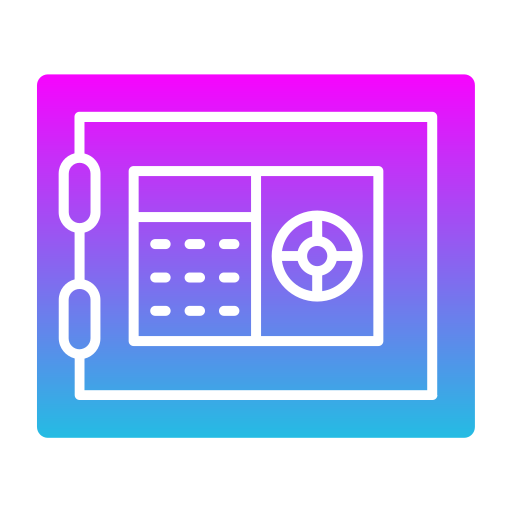 caja de seguridad icono gratis