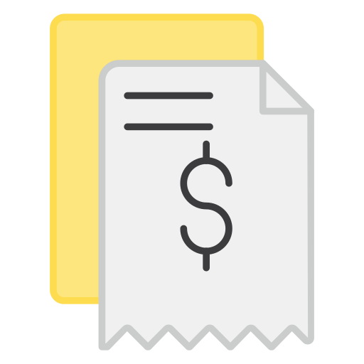 factura icono gratis