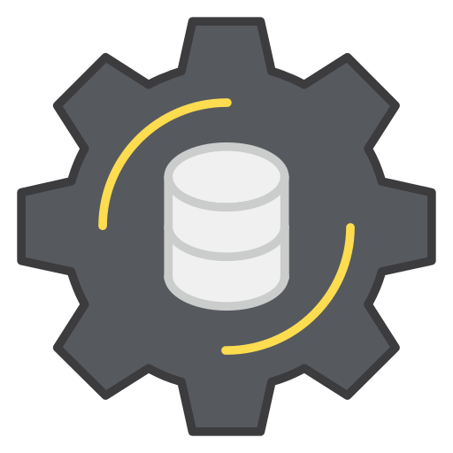 gestión de base de datos icono gratis