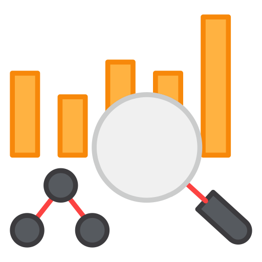 análisis de los datos icono gratis