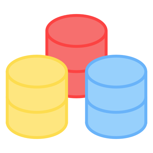bastidores de bases de datos icono gratis