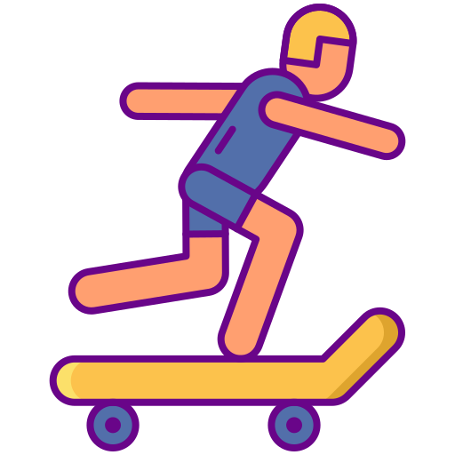 faire de la planche à roulettes Icône gratuit