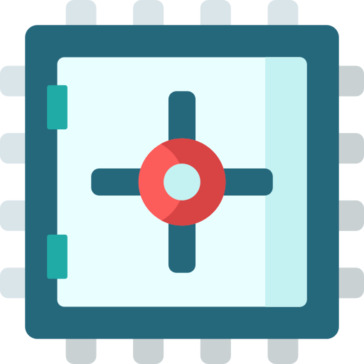 caja de seguridad icono gratis