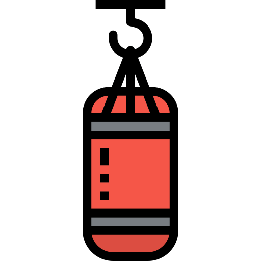 Boxing bag free icon