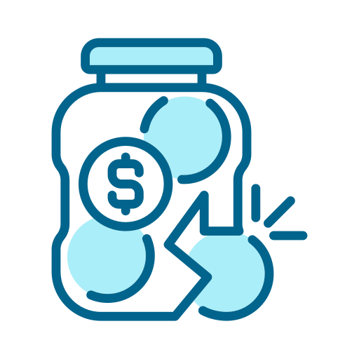 ahorros icono gratis