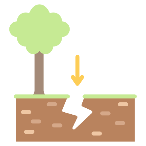 sísmico icono gratis