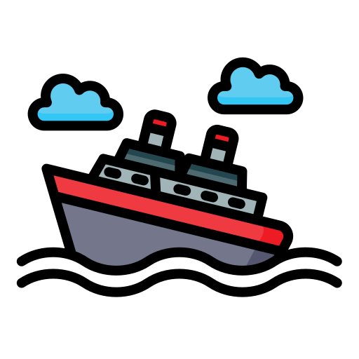 bateau de croisière Icône gratuit bateau de croisière Icône gratuit