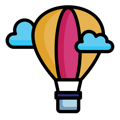 globo aerostático icono gratis