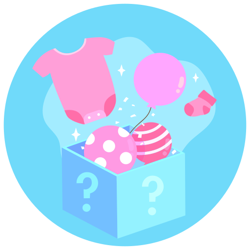 성별 공개 무료 아이콘