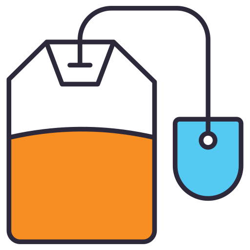 Чайный пакетик бесплатно иконка