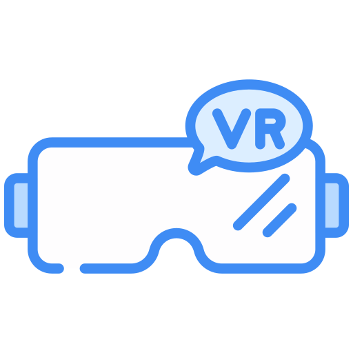 gafas de realidad virtual icono gratis