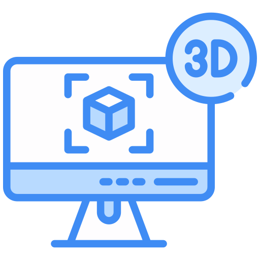 modelo 3d icono gratis