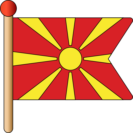 macedonia del norte icono gratis