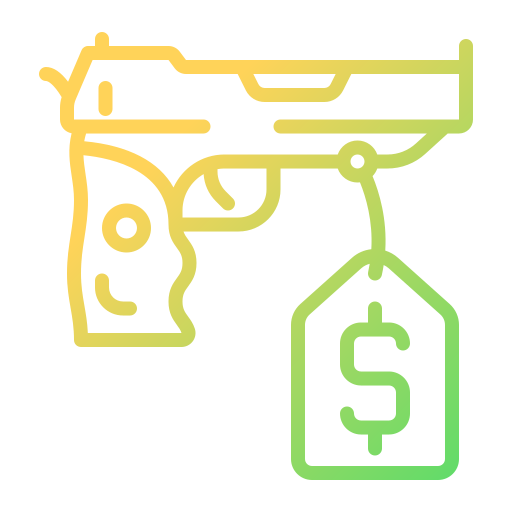 tienda de armas icono gratis