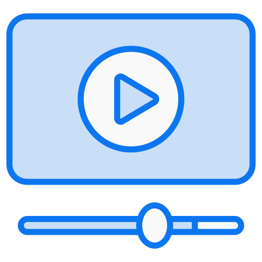 reproductor de video icono gratis