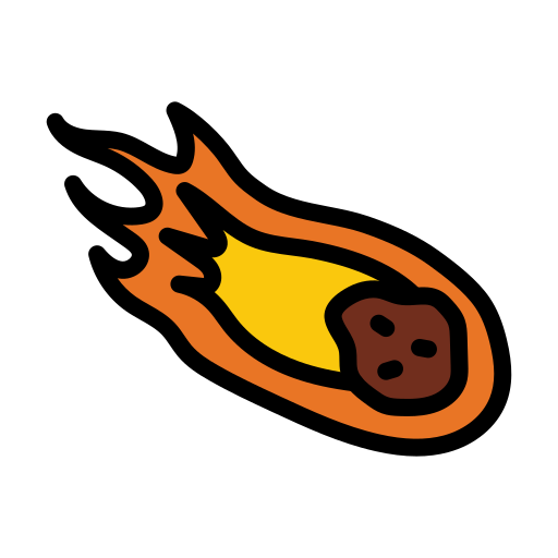 meteorito icono gratis