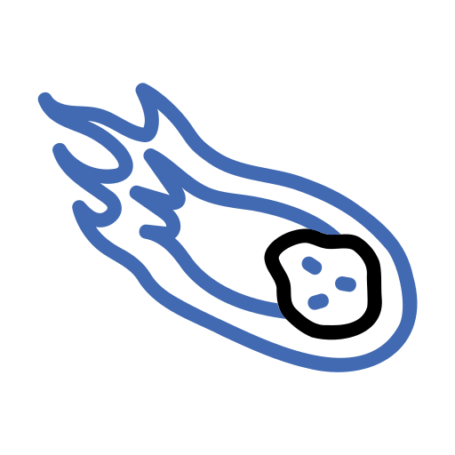 Meteorite free icon