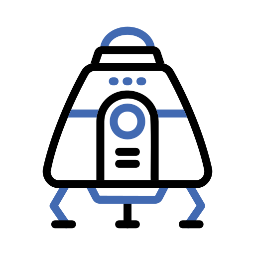 Space capsule free icon