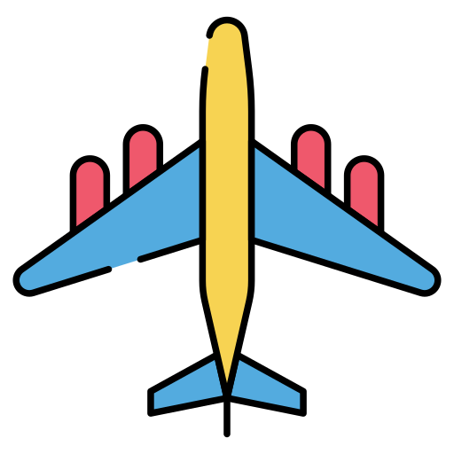 avión icono gratis