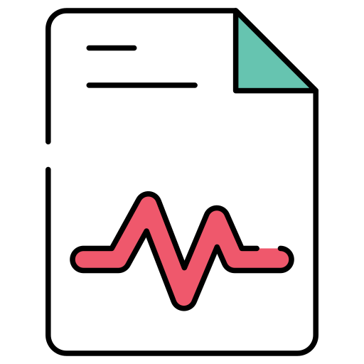 informe médico icono gratis