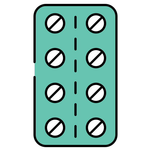 paquete de medicamentos icono gratis