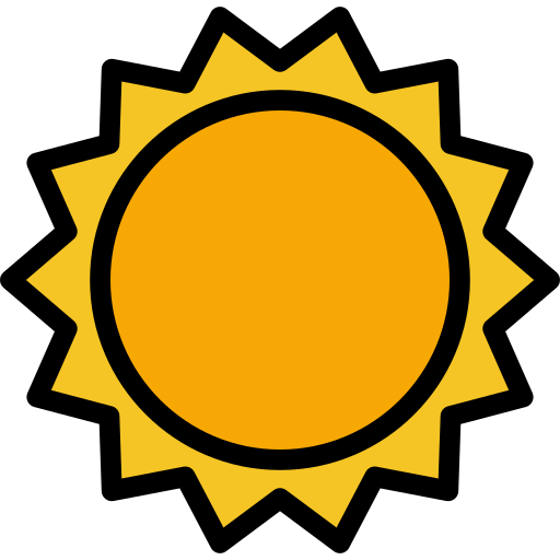 Sun free icon