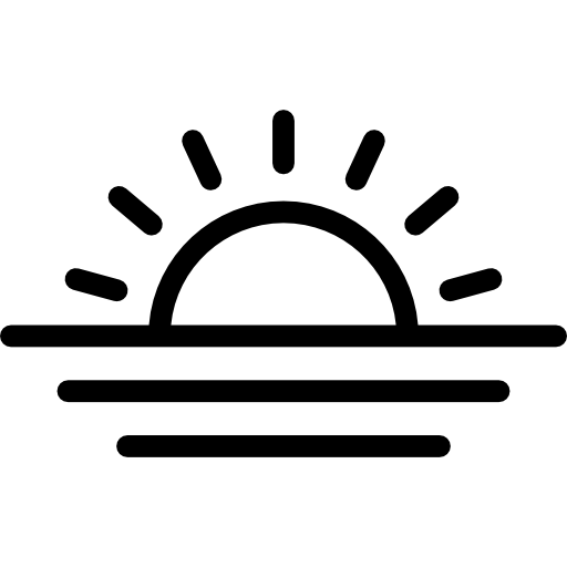 Sunrise Detailed Rounded Lineal icon