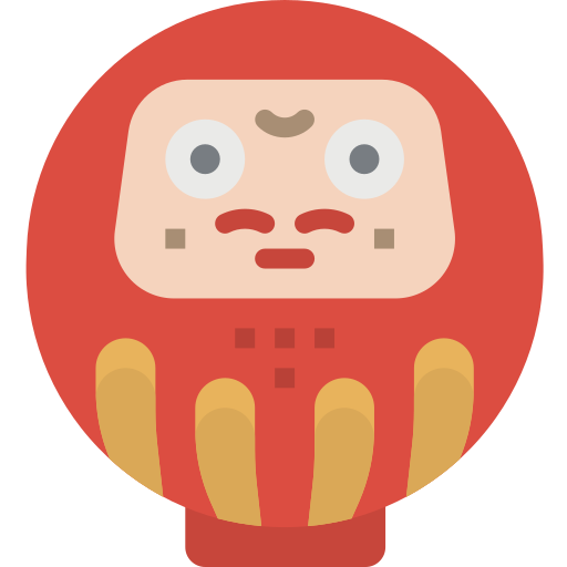 Daruma icono gratis